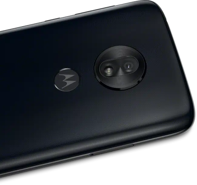 Moto G7 Play trasera negra