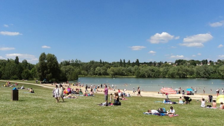 Base De Loisirs De Souppes-sur-loing-parc Aquatique- Baignade Naturelle