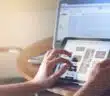 person holding black iPad