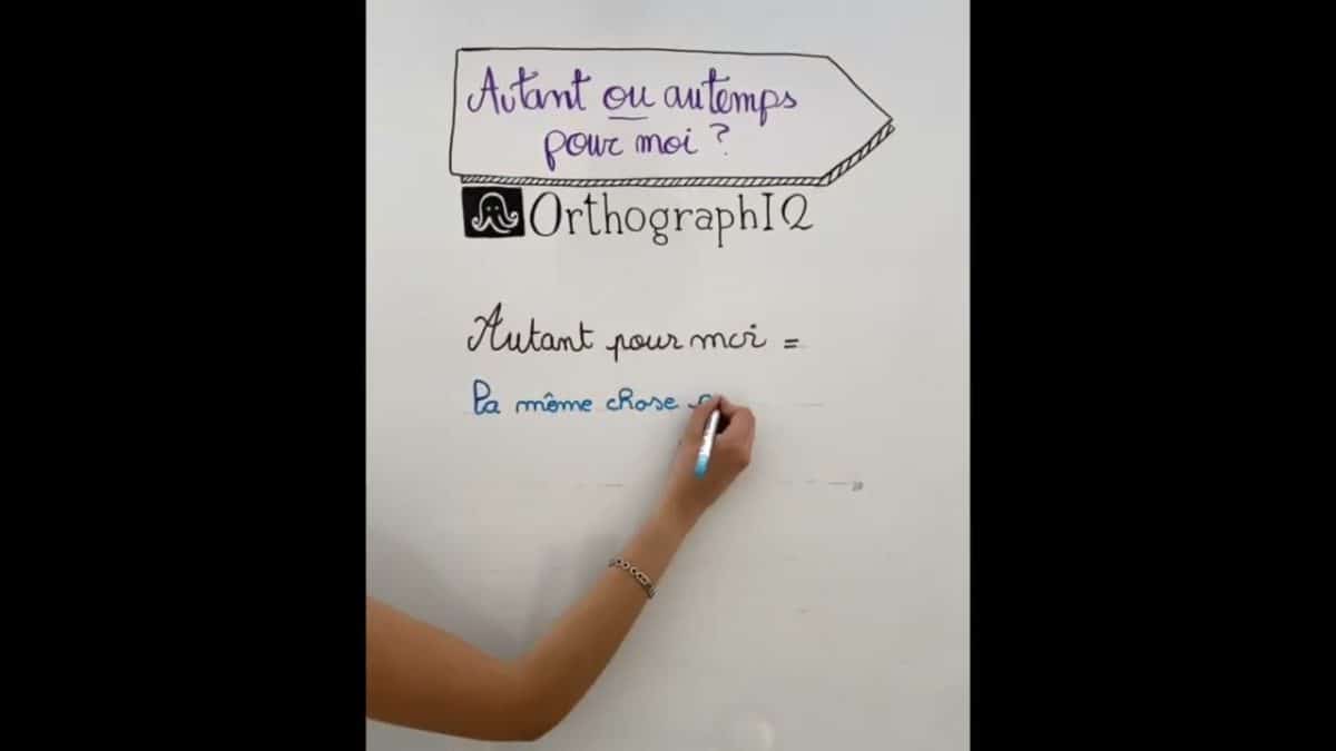 Autant pour moi ou au temps pour moi différence