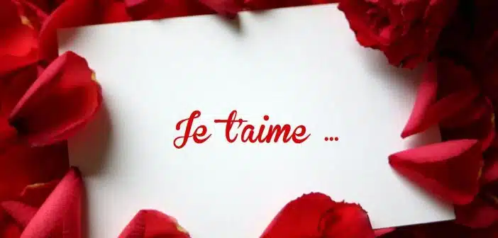 Je t’aime